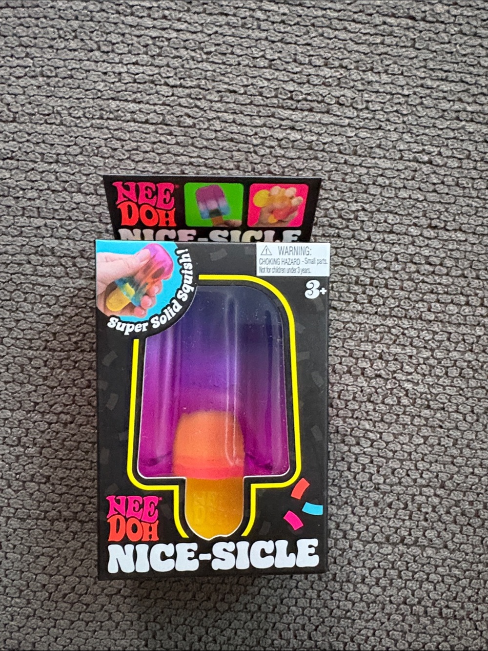 Nee Doh Nice-Sicle Popsicle Stress Toy - Purple & Orange